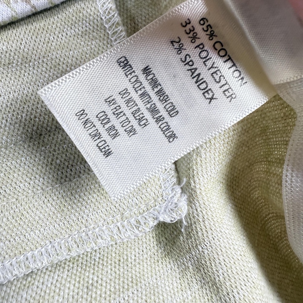 Ecru Pants Womens S Check Knit Stretch Quiet Luxury Old Money Spring Resort - Picture 12 of 14
